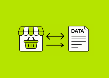 SwilMart syncs with SwilERP to transfer retail store data automatically, showing bidirectional data flow between storefront operations and business management system.